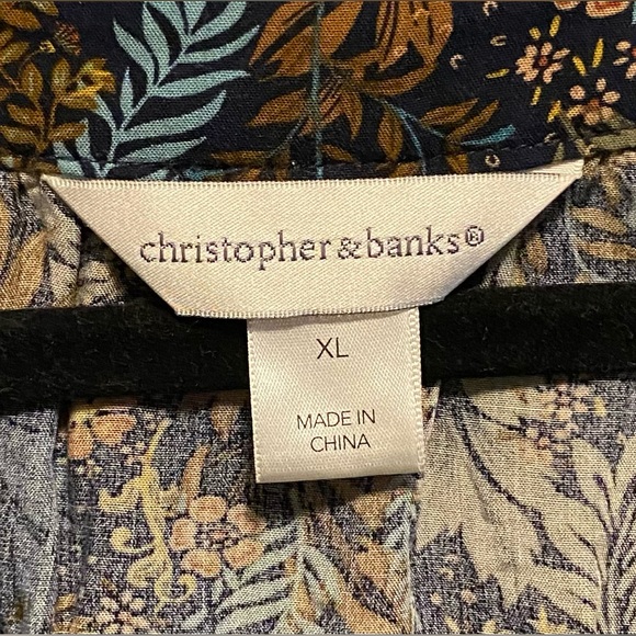 Christopher&Banks Long Sleeve Button Blouse - Picture 3 of 8